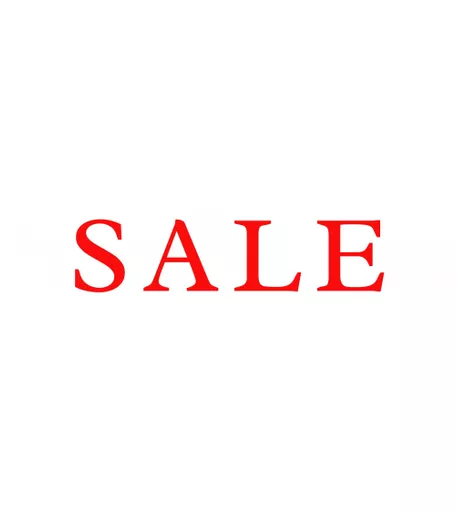 White and Red 'Sale' Poster - 1500mm x 250mm