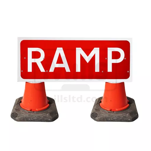 Mills Ramp Cone Sign - 1050 x 450mm