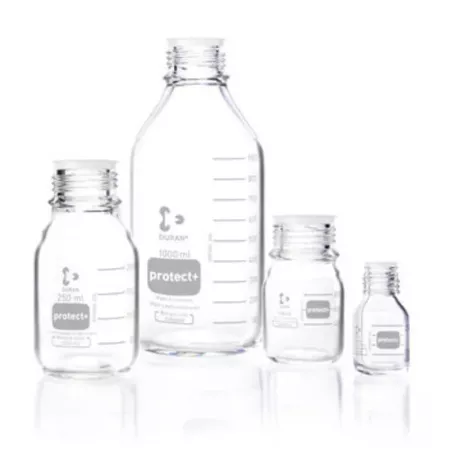 Protect+ Bottles Graduated with DIN 168-1 Thread 1000ml PK 10
