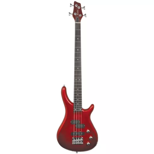 Chord CCB90-MRD Electric Bass Guitar - Metallic Red