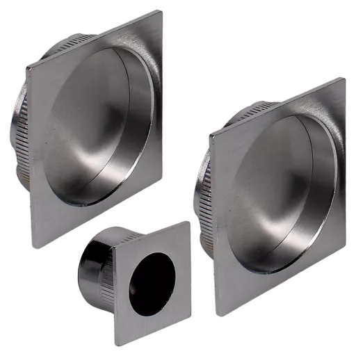 BONAITI SERRATURE Classic Sliding Door Handle Square BQD Blind Finger Pull Set