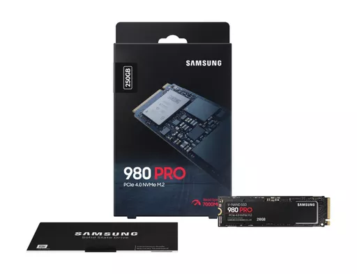 Samsung 980 PRO M.2 250 GB PCI Express 4.0 V-NAND MLC NVMe