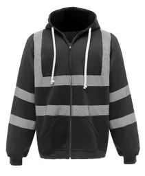 Hi-Vis Zipped Hoodie