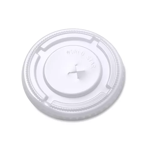12/16OZ STRAW SLOT PS LID CLEAR - (1X1000)