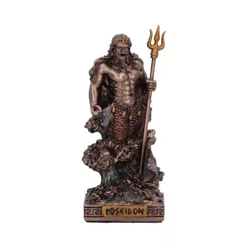 Poseidon God of the Sea Mini Statue