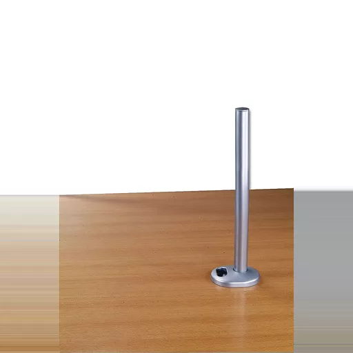 Lindy 450mm Desk Grommet Clamp Pole, Silver