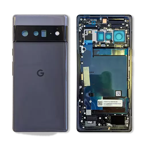 Back Housing (Service Pack) (Stormy Black) - For Google Pixel 6 Pro (GLUOG)