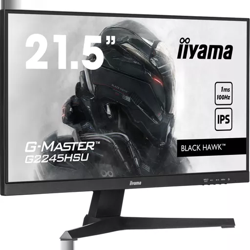 iiyama G-MASTER Get ahead with the G2245HSU Black Hawk with IPS Panel Technology and 1ms MPRT