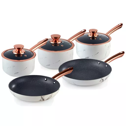 5pce Non-Stick Pan Set 24/28cm