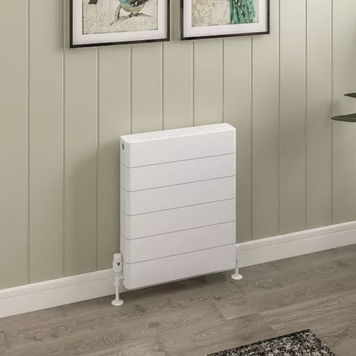 Keynsham Type 22 Panel Radiator 600 x 500 with Lined Designer Cover Gloss White