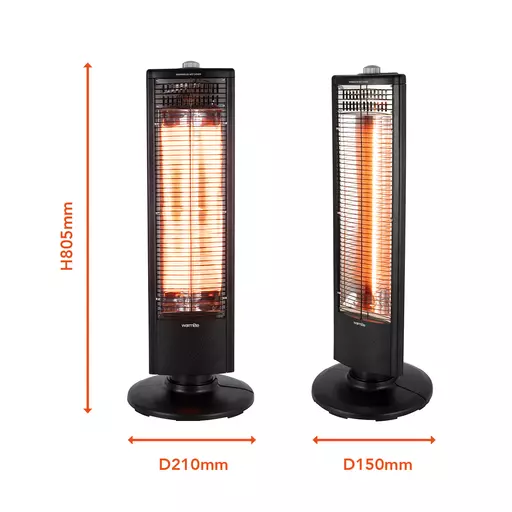 1KW Carbon Heater with Oscillation | Heaters | Warmlite Products
