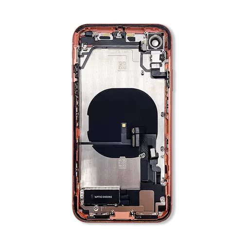 Back Housing With Internal Parts (RECLAIMED) (Grade C Minus) (Coral) (No CE Mark) - For iPhone XR