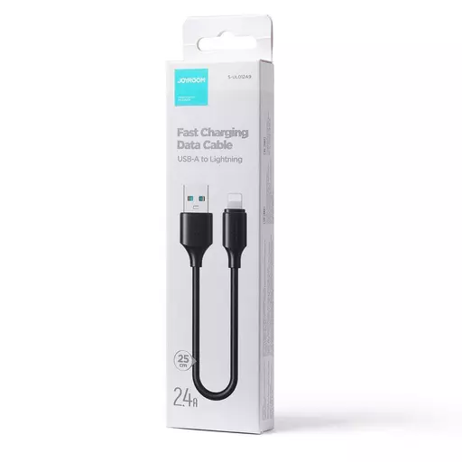 Joyroom - S-UL012A9 0.25M Budget Lightning Charging Cable (Black)