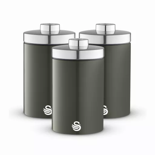 Townhouse Set of 3 Canisters