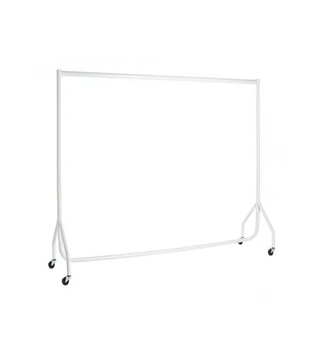 6ft Gloss White Heavy Duty Clothes Rail