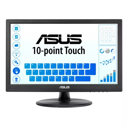 ASUS VT168HR 39.6 cm (15.6") 1366 x 768 pixels WXGA LED Touchscreen Black