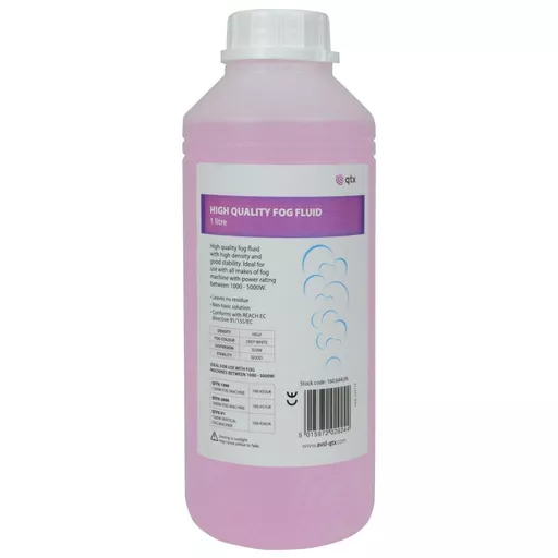 QTX High Quality Fog Fluid Pink - 1 Litre