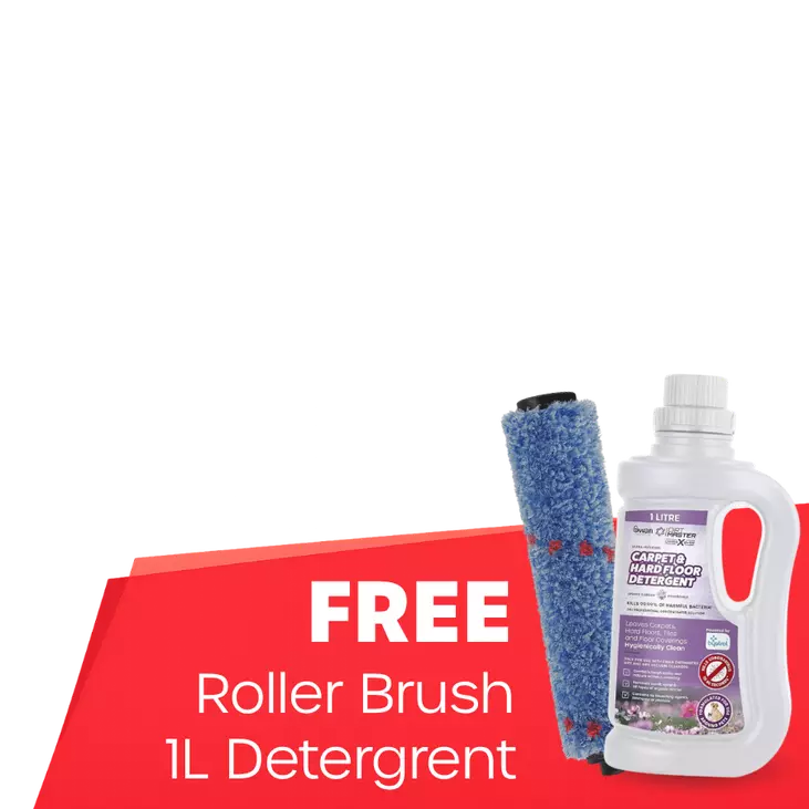 Free Roller Brush and 1L Detergent