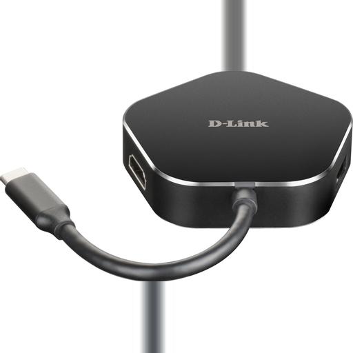 D-Link 4-in-1 USB-C Hub with HDMI and Power Delivery