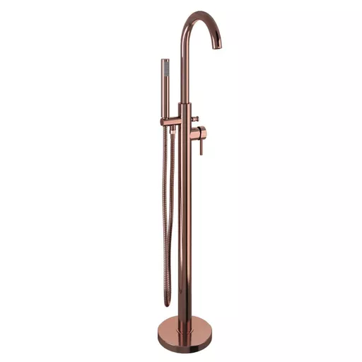Meriden Freestanding Single Level Bath Shower Mixer (BSM) Tap -  Brushed Bronze
