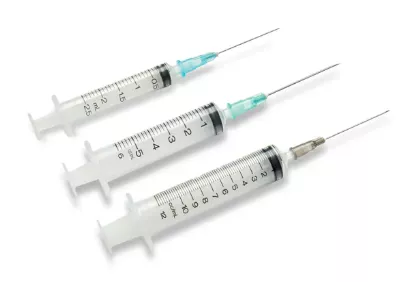 TERUMO 3-Part Syringes with Needle 10ML PK10