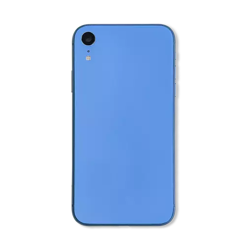 Back Housing With Internal Parts (Blue) (No Logo) - For iPhone XR