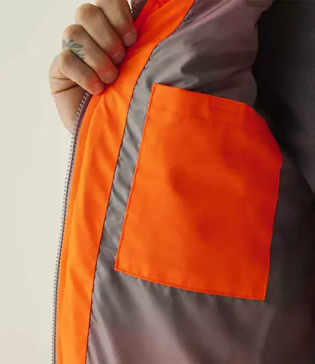 Regatta High Visibility Two Tone Thermal Baffle Bodywarmer