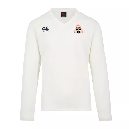 Junior Christ Church Long Sleeve Cricket Overshirt
