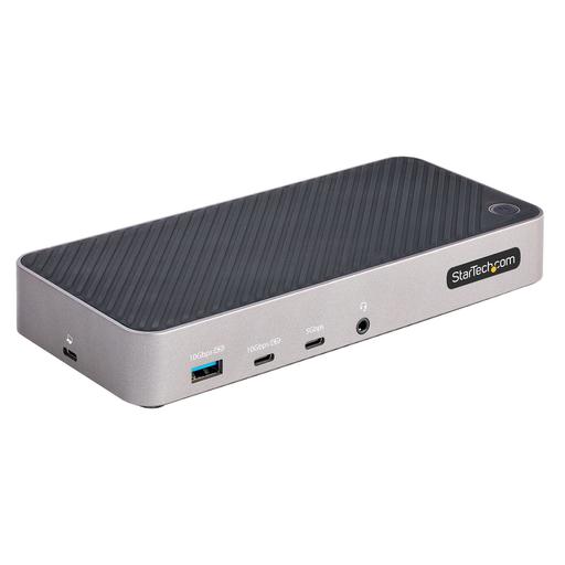 StarTech.com USB-C Triple Monitor Docking Station for MacBook Pro / Air M1 M2 M3 M4 M5 & Windows, Universal 4K HDMI DP Dock, Thunderbolt Compatible, 100W Laptop Charging