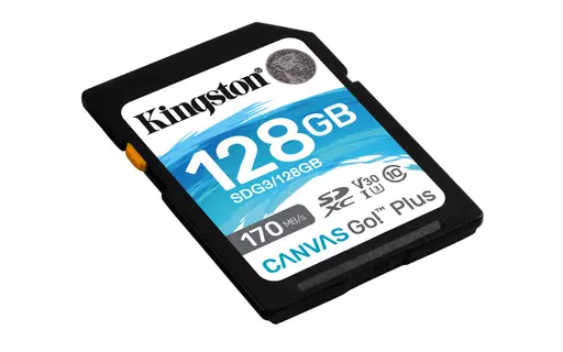 Kingston Technology Canvas Go! Plus 128 GB SD UHS-I Class 10