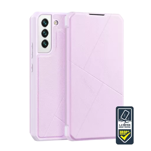 Dux Ducis - Skin X Wallet for Galaxy S22 - Pink