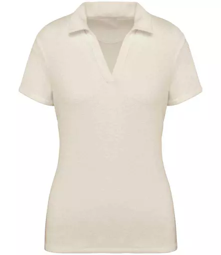 Native Spirit Ladies Terry Towel Polo Shirt
