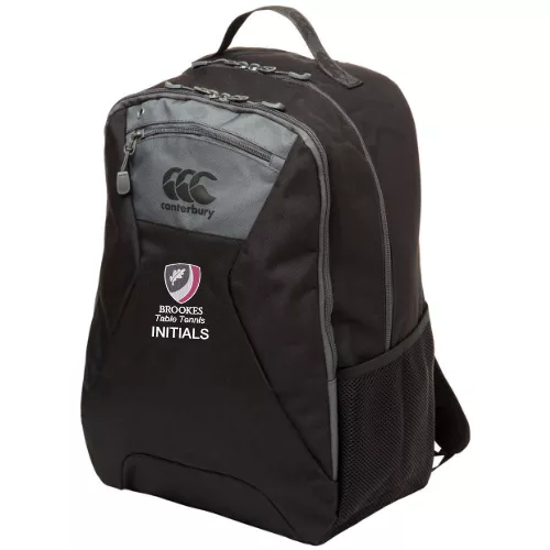 Oxford Brookes University Table Tennis Rucksack