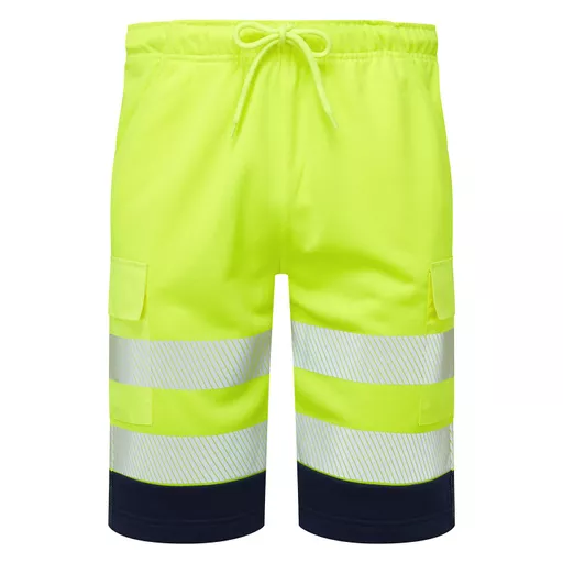 Essentials Hi-Vis Eco CottonCool Yellow Shorts