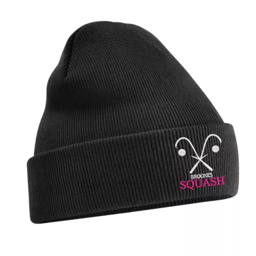 OBUSquashClub_BeanieHat_Black_Front.png
