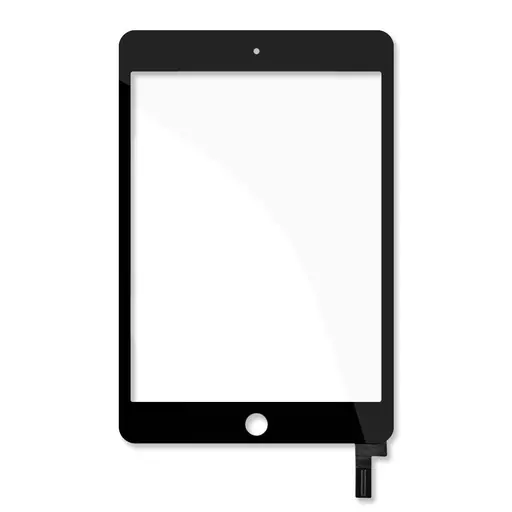 Glass w/ Touch (Glass + Digitizer) (CERTIFIED) (Black) - For iPad Mini 4