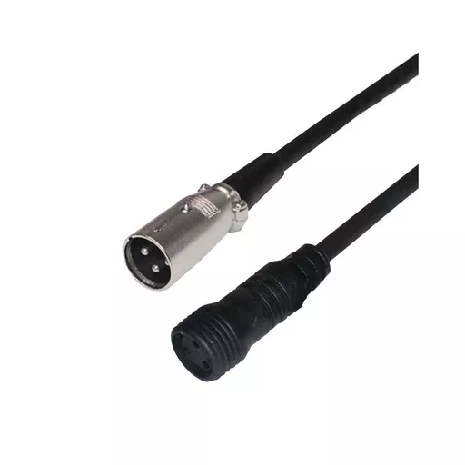 LEDJ 1m DMX XLR 3-Pin Male - Hydralock DMX Female Cable
