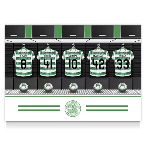 Celtic FC Dressing Room Poster