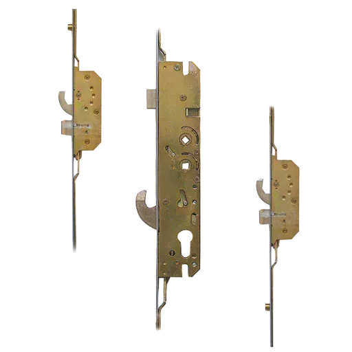 MILLENCO Lever Operated Latch & Hookbolt Twin Spindle - 2 Roller 2 Hook 2 Dead
