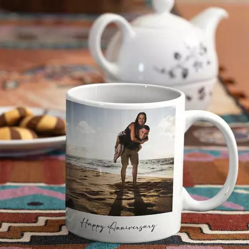 Personalised Mug Gift with 2 Photos and Text