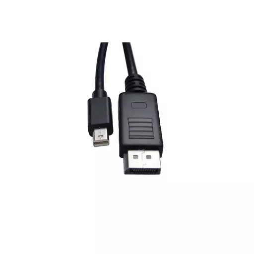 V7 Black Video Cable Mini DisplayPort Male to DisplayPort Male 1m 3.3ft