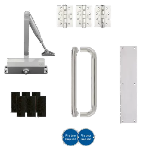 ZOO Architectural Fire Door Pack For Corridor Door (Non-Locking) KITA2-FDP-A2