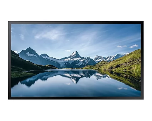 Samsung OH46B Digital signage flat panel 116.8 cm (46") VA 3500 cd/m² Full HD Black Built-in processor Tizen 5.0 24/7