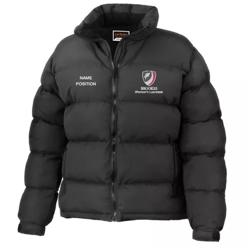 Oxford Brookes University Women's Lacrosse Committee Puffa