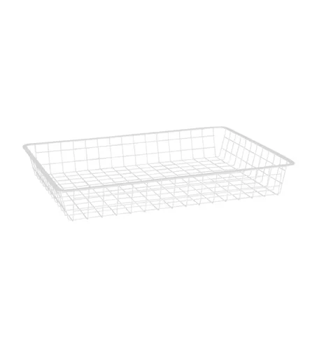White Gliding Wire Drawer - 605mm x 430mm x 85mm