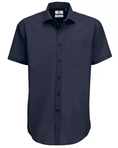 Men's Smart Short Sleeve Poplin Shirt