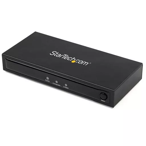 StarTech.com S-Video or Composite to HDMI Converter with Audio - 720p - NTSC and PAL