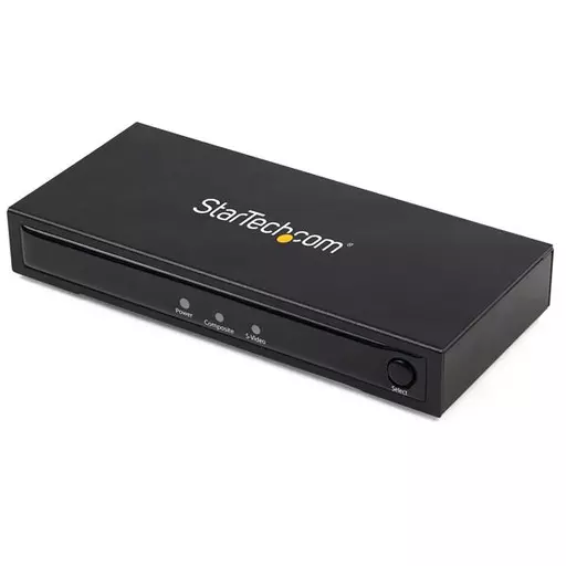 StarTech.com S-Video or Composite to HDMI Converter with Audio - 720p - NTSC and PAL