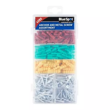 285 PCE Assorted Anchor And Metal Screw Set
