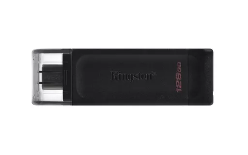 Kingston Technology DataTraveler 70 USB flash drive 128 GB USB Type-C 3.2 Gen 1 (3.1 Gen 1) Black